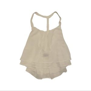 Show Me Your Mumu White Flowy Strappy Tank